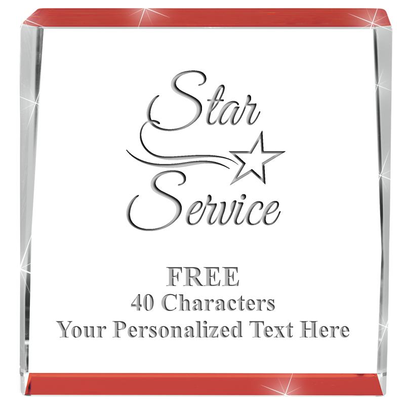 3" SPOTLIGHT RED CRYSTAL