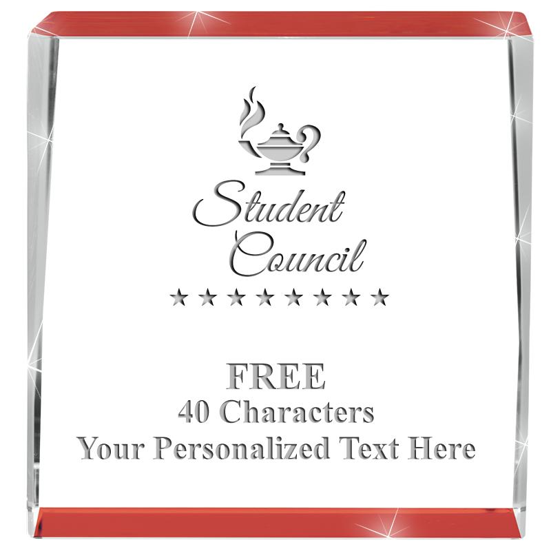 3" SPOTLIGHT RED CRYSTAL