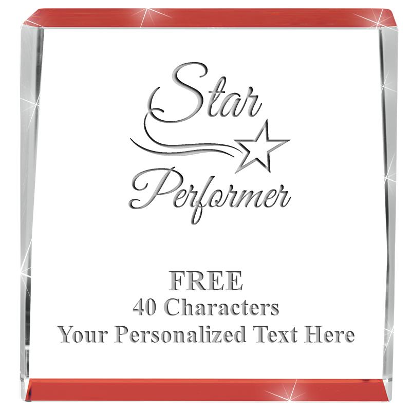 3" SPOTLIGHT RED CRYSTAL