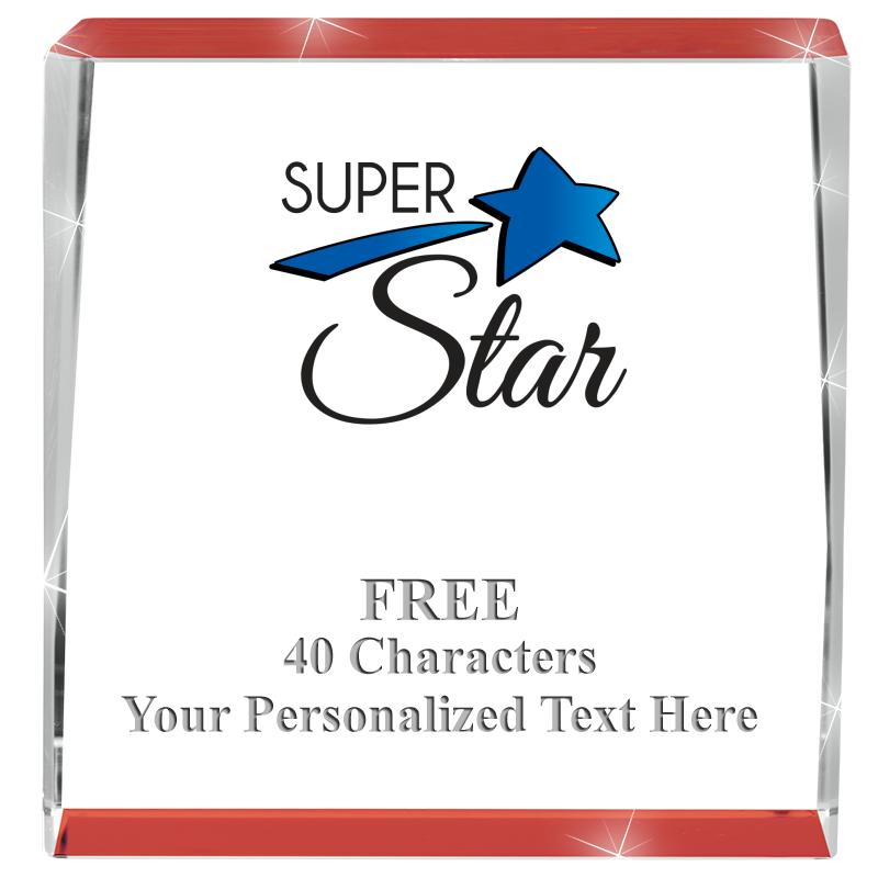 3" SPOTLIGHT RED CRYSTAL