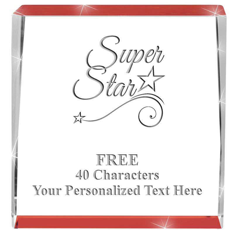 3" SPOTLIGHT RED CRYSTAL