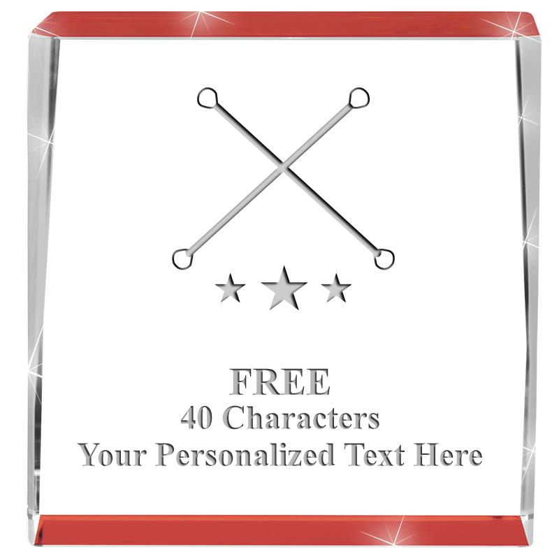 3" SPOTLIGHT RED CRYSTAL