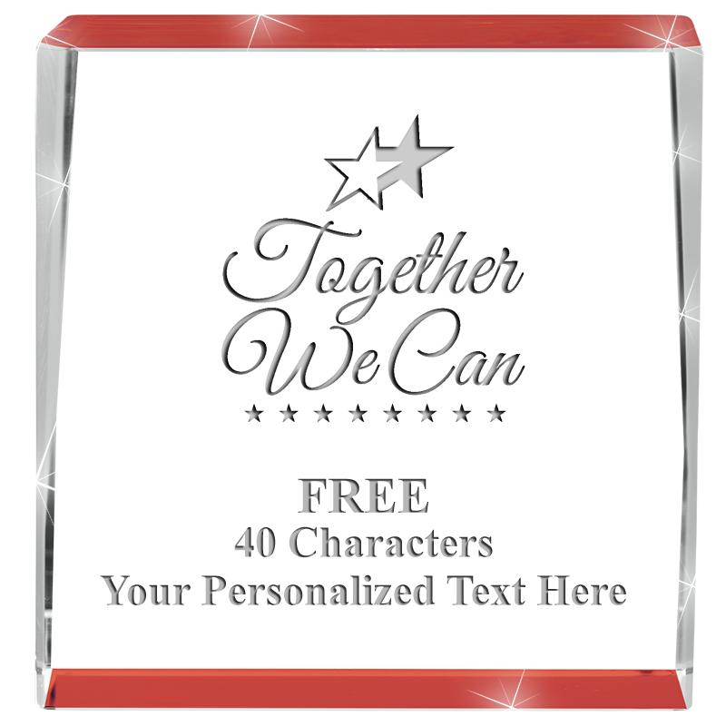 3" SPOTLIGHT RED CRYSTAL