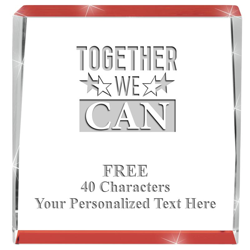 3" SPOTLIGHT RED CRYSTAL