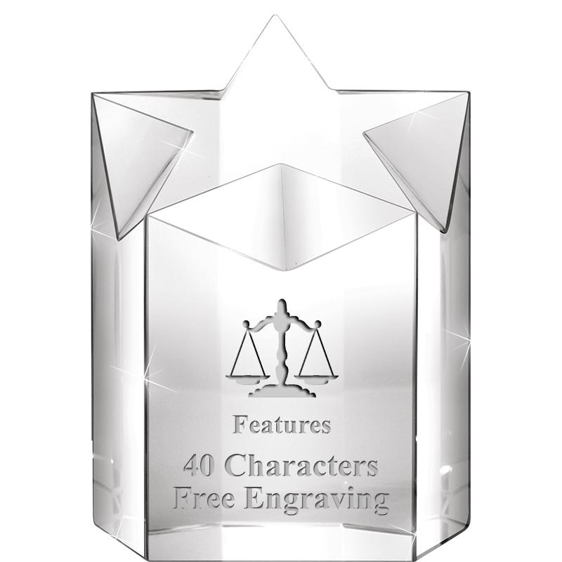 5" SUPER NOVA CRYSTAL AWARD