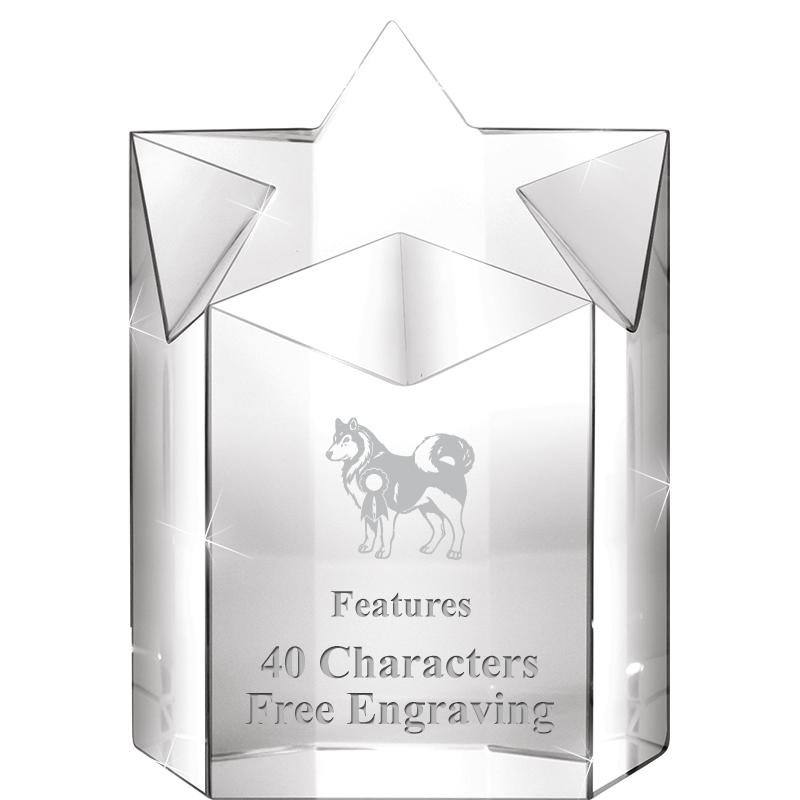 5" SUPER NOVA CRYSTAL AWARD