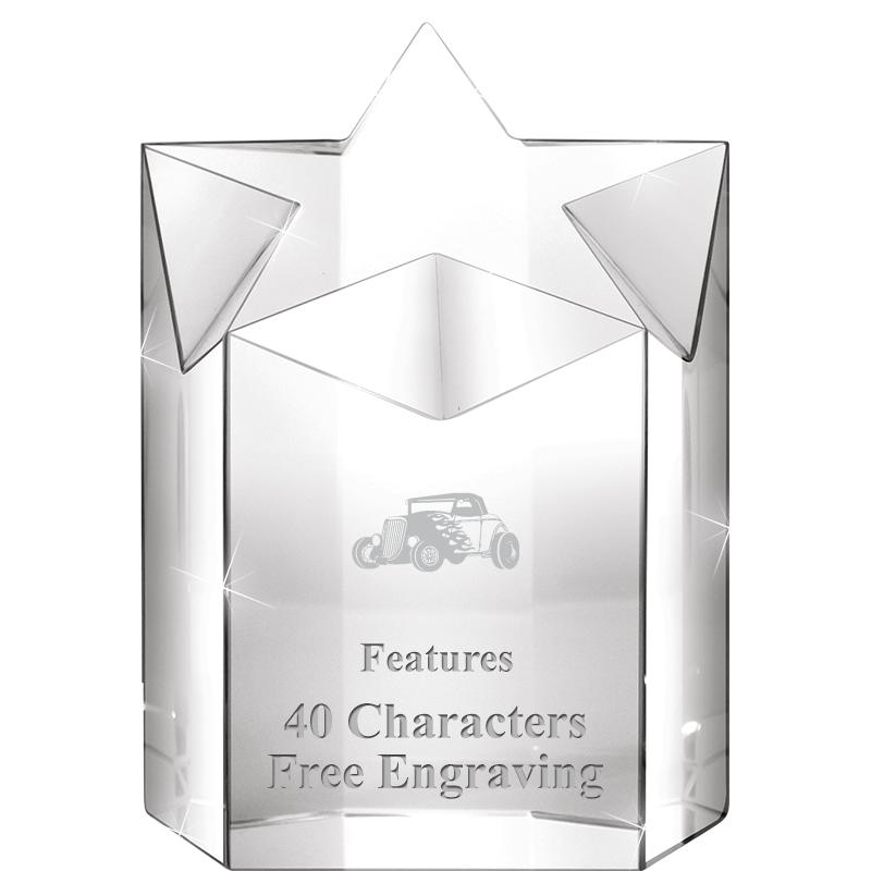 5" SUPER NOVA CRYSTAL AWARD