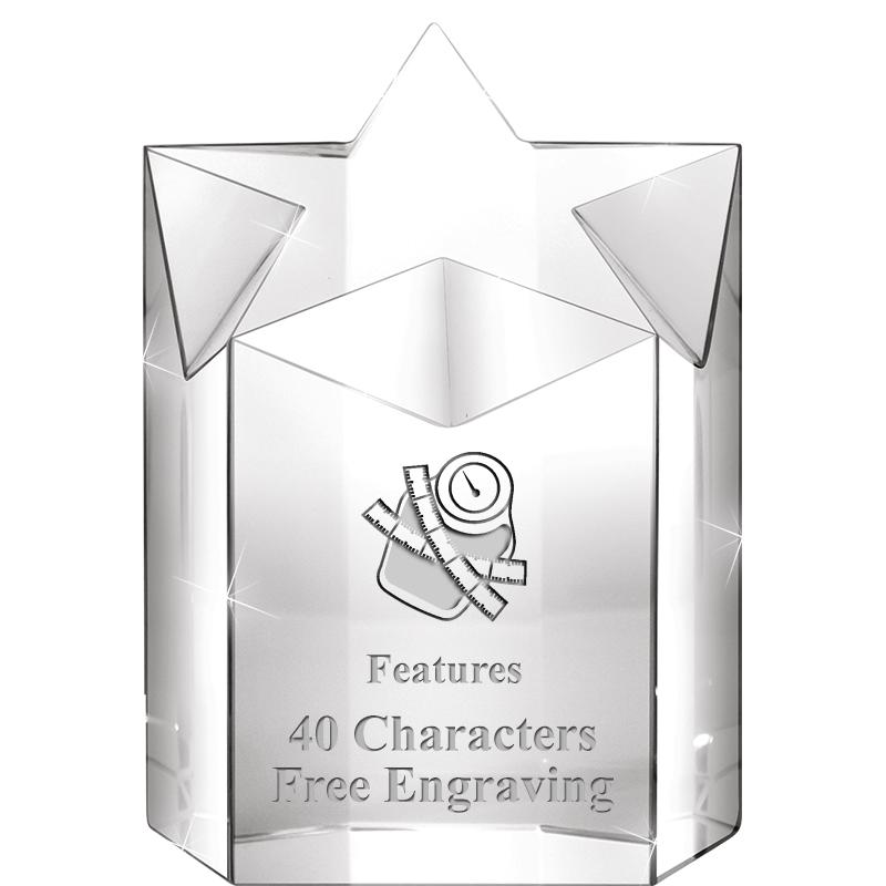 5" SUPER NOVA CRYSTAL AWARD