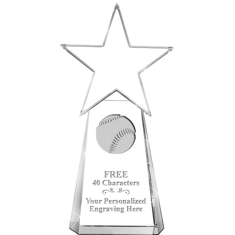 6" CLEAR CRYSTAL DYNOSTAR