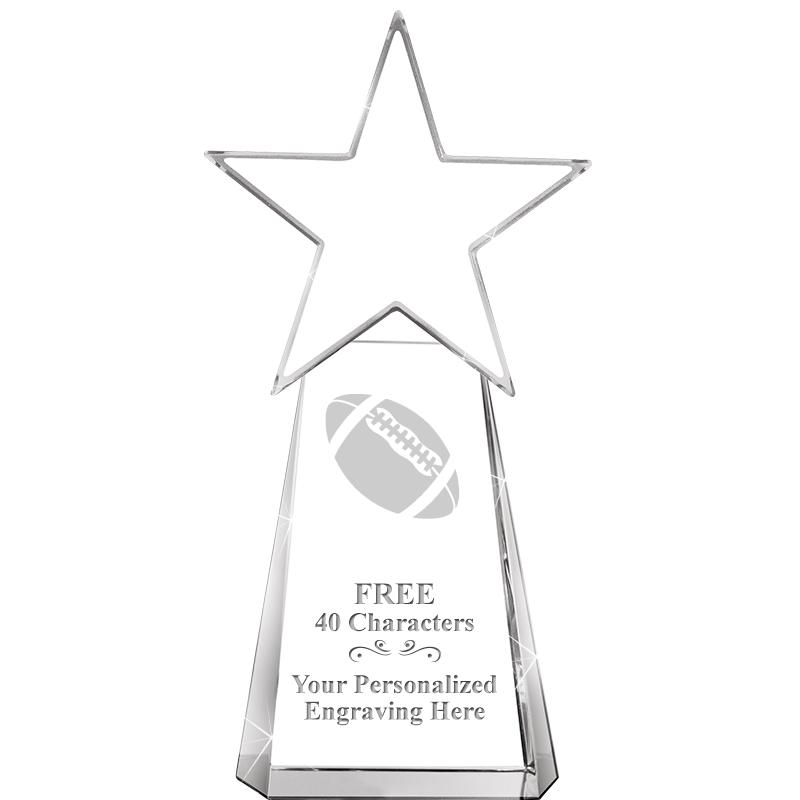 6" CLEAR CRYSTAL DYNOSTAR