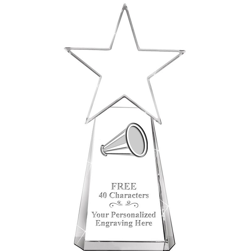 6" CLEAR CRYSTAL DYNOSTAR