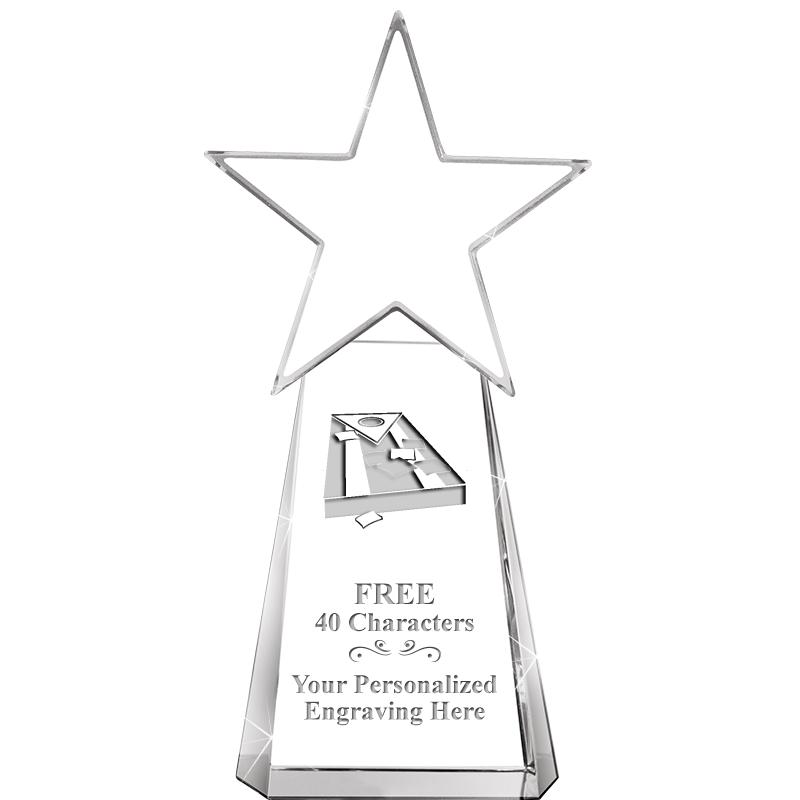 6" CLEAR CRYSTAL DYNOSTAR