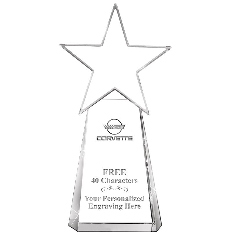 6" CLEAR CRYSTAL DYNOSTAR