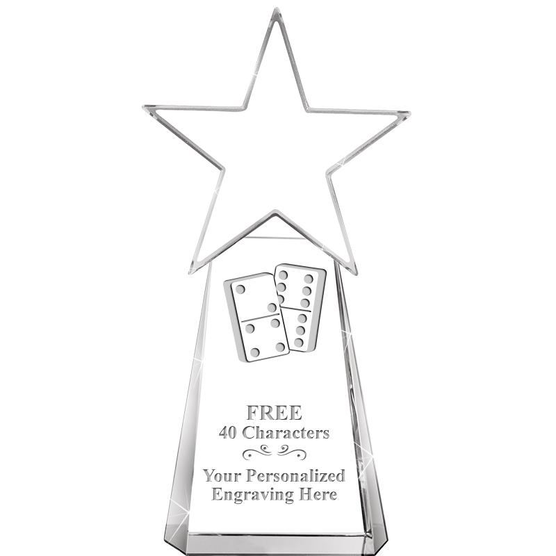 6" CLEAR CRYSTAL DYNOSTAR