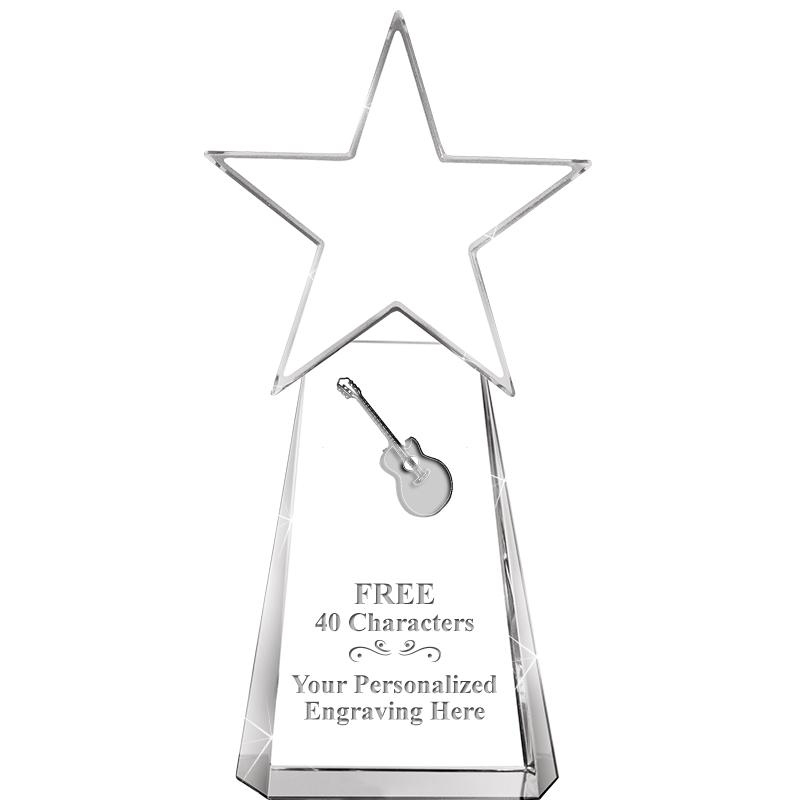 6" CLEAR CRYSTAL DYNOSTAR