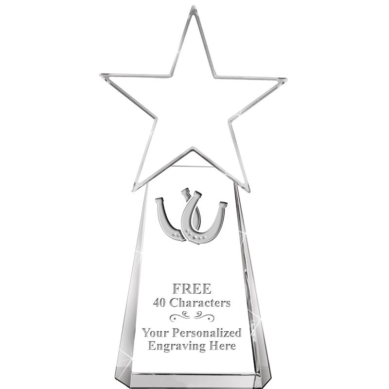 6" CLEAR CRYSTAL DYNOSTAR