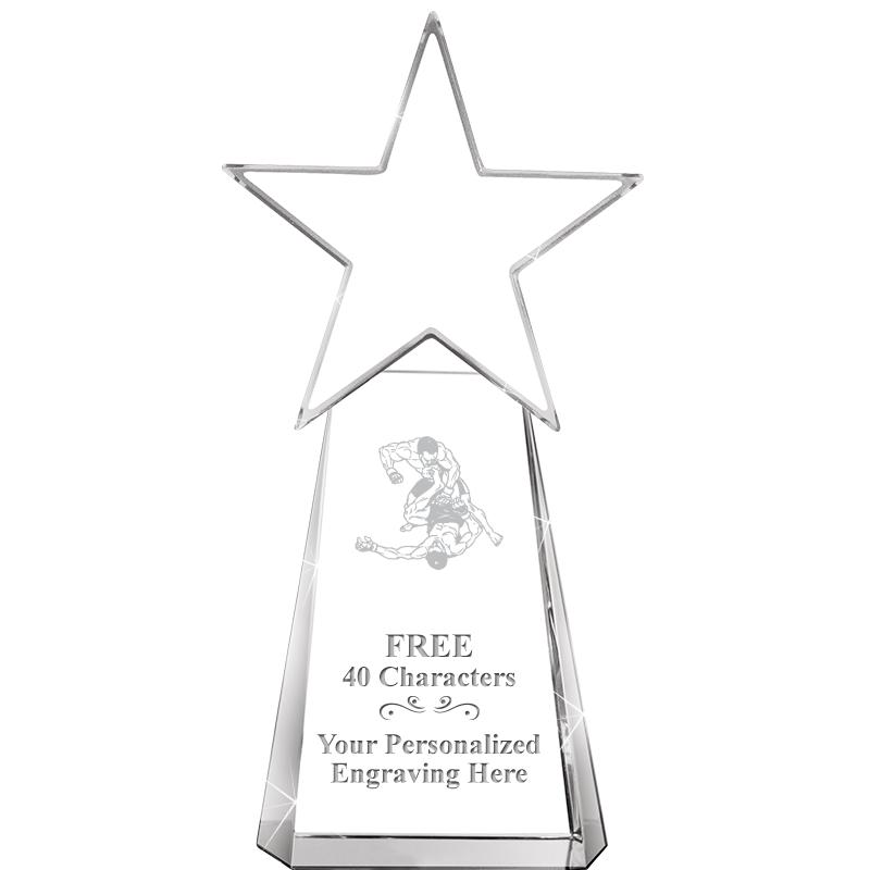 6" CLEAR CRYSTAL DYNOSTAR