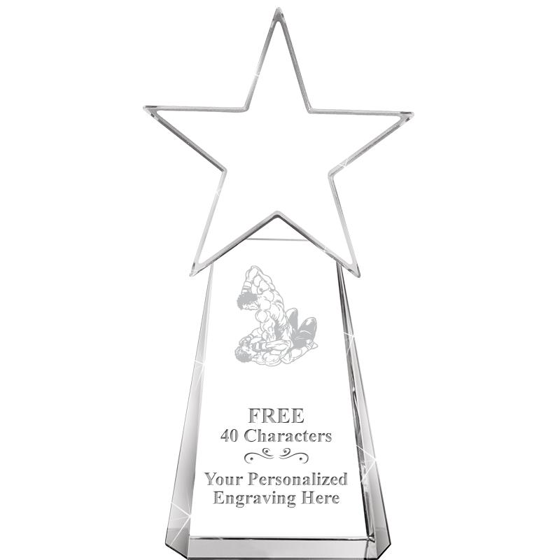 6" CLEAR CRYSTAL DYNOSTAR