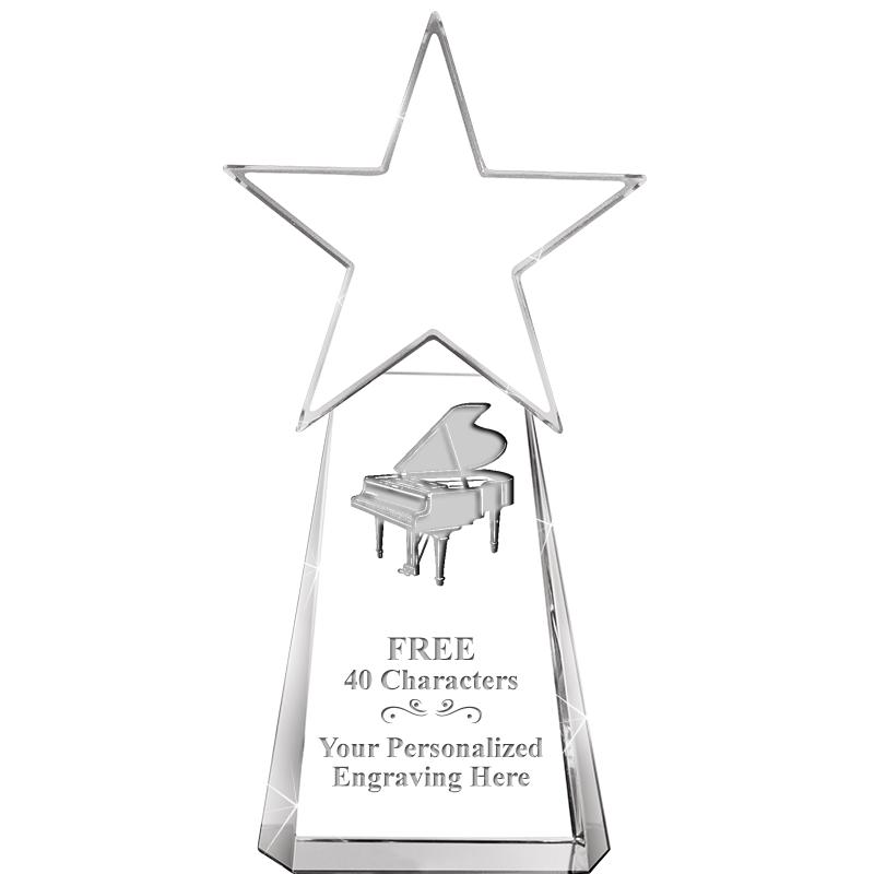 6" CLEAR CRYSTAL DYNOSTAR