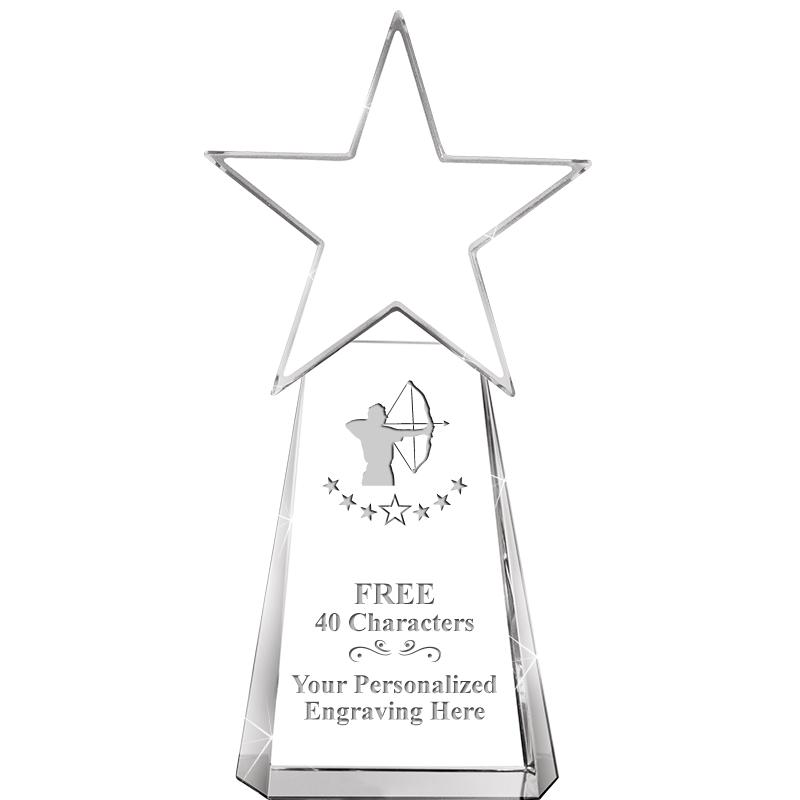 6" CLEAR CRYSTAL DYNOSTAR