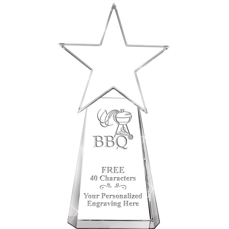 6" CLEAR CRYSTAL DYNOSTAR