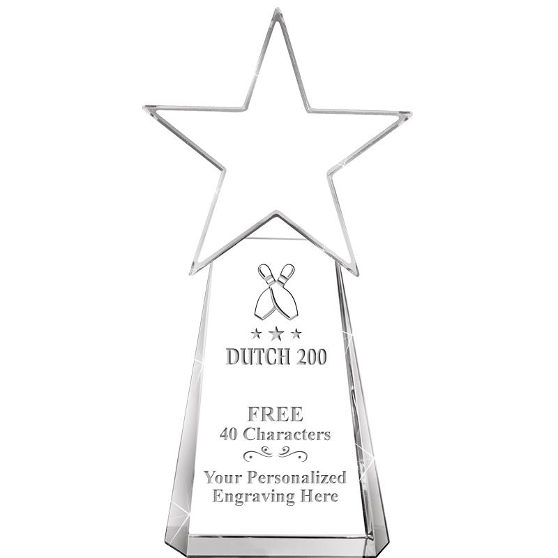 6" CLEAR CRYSTAL DYNOSTAR