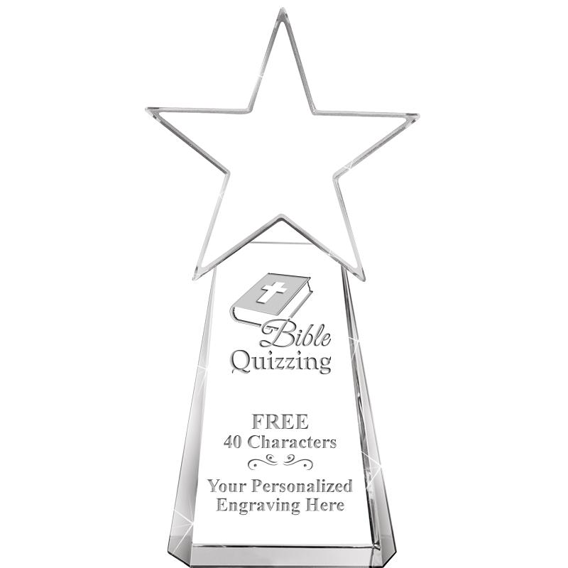 6" CLEAR CRYSTAL DYNOSTAR