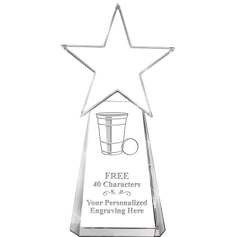 6" CLEAR CRYSTAL DYNOSTAR