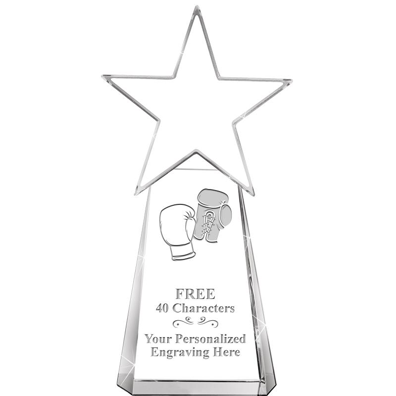 6" CLEAR CRYSTAL DYNOSTAR