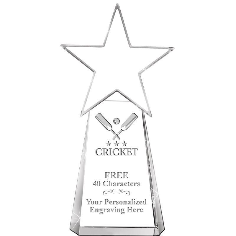 6" CLEAR CRYSTAL DYNOSTAR