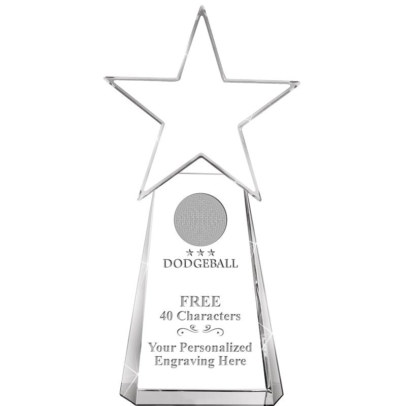 6" CLEAR CRYSTAL DYNOSTAR