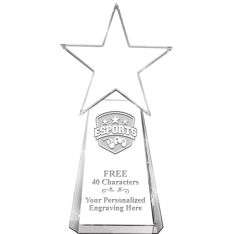 6" CLEAR CRYSTAL DYNOSTAR