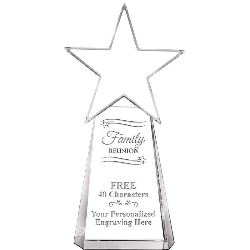 6" CLEAR CRYSTAL DYNOSTAR