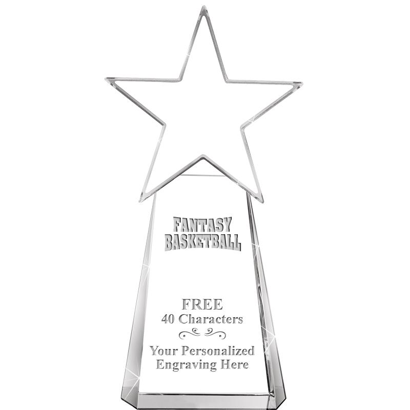 6" CLEAR CRYSTAL DYNOSTAR