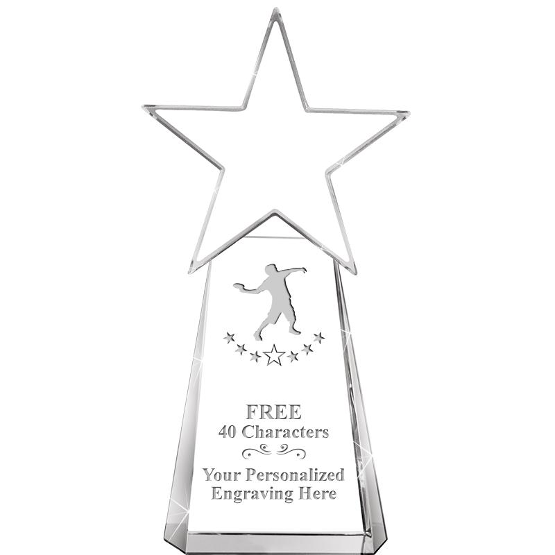 6" CLEAR CRYSTAL DYNOSTAR