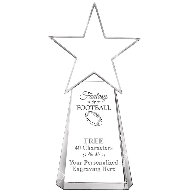 6" CLEAR CRYSTAL DYNOSTAR