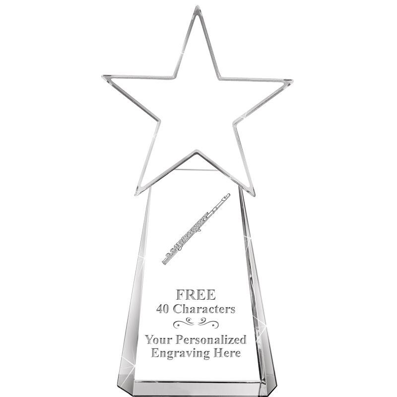 6" CLEAR CRYSTAL DYNOSTAR