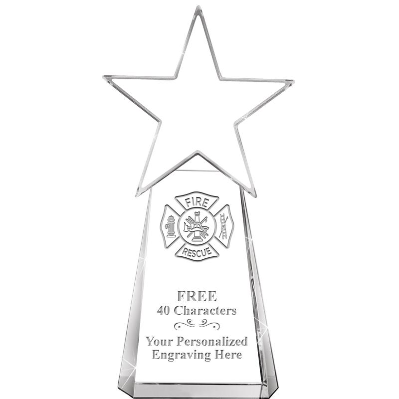 6" CLEAR CRYSTAL DYNOSTAR