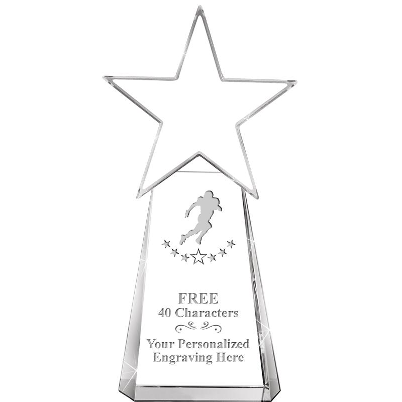 6" CLEAR CRYSTAL DYNOSTAR