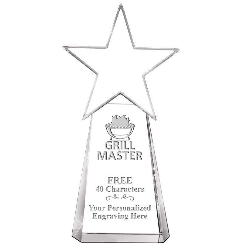 6" CLEAR CRYSTAL DYNOSTAR