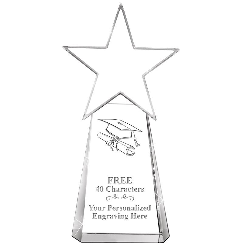 6" CLEAR CRYSTAL DYNOSTAR