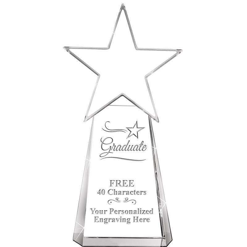 6" CLEAR CRYSTAL DYNOSTAR