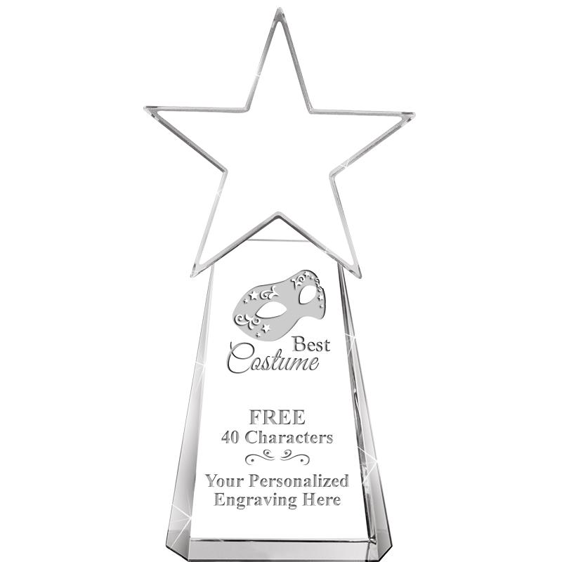 6" CLEAR CRYSTAL DYNOSTAR