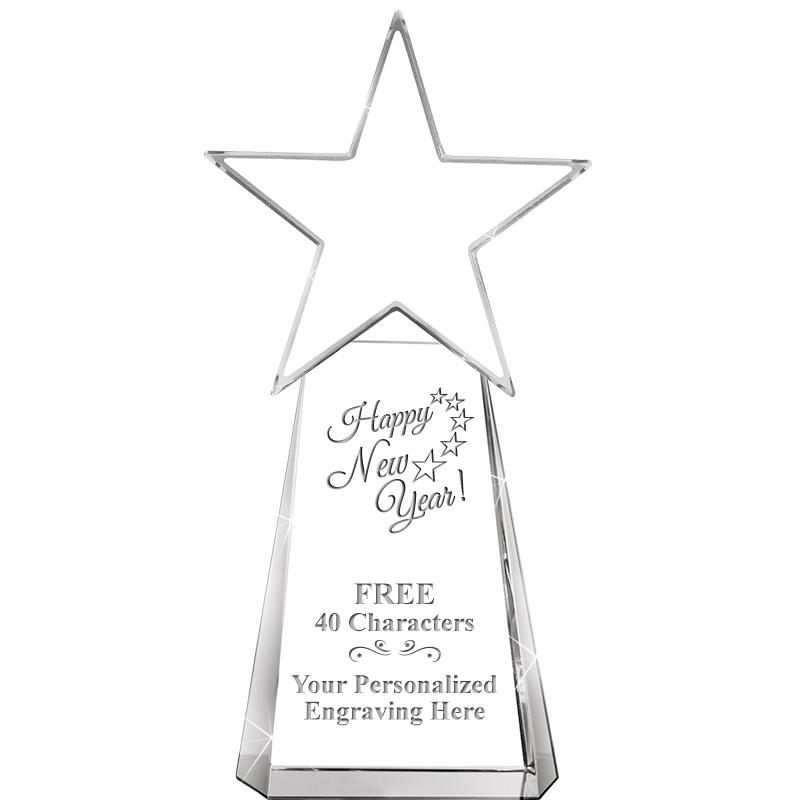 6" CLEAR CRYSTAL DYNOSTAR