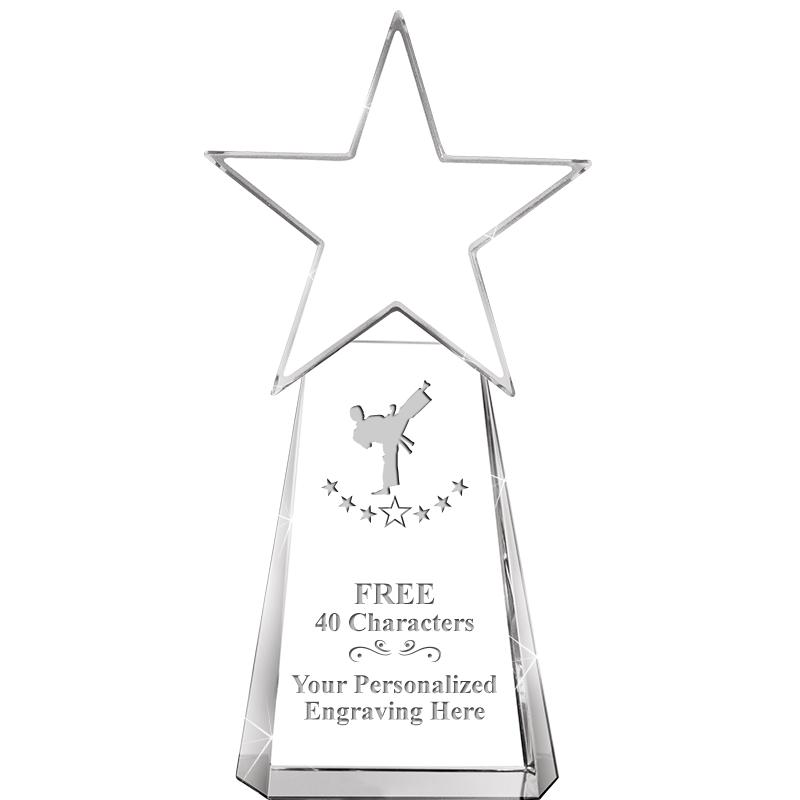 6" CLEAR CRYSTAL DYNOSTAR