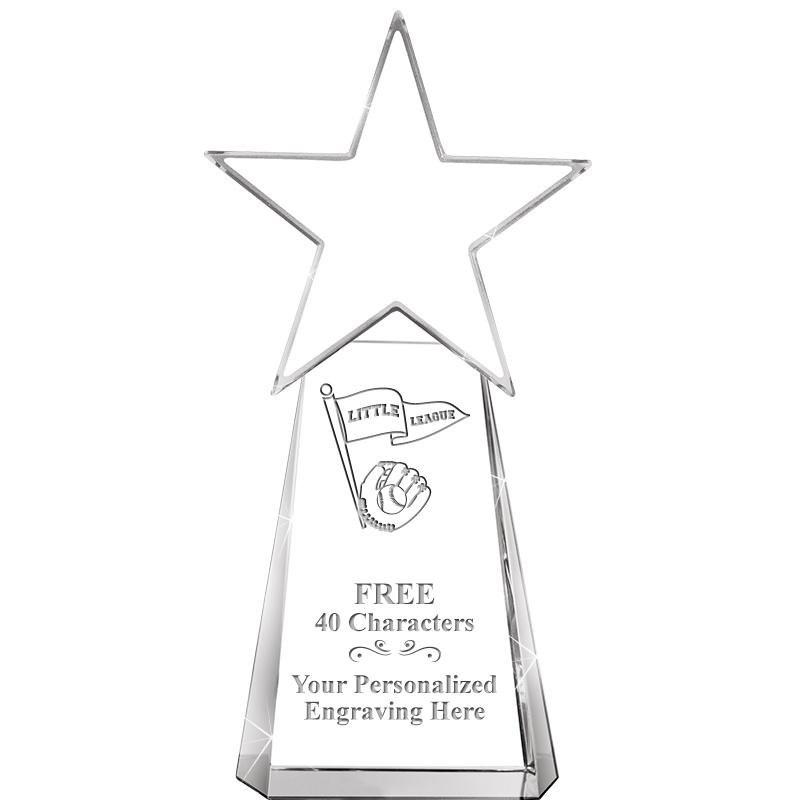 6" CLEAR CRYSTAL DYNOSTAR