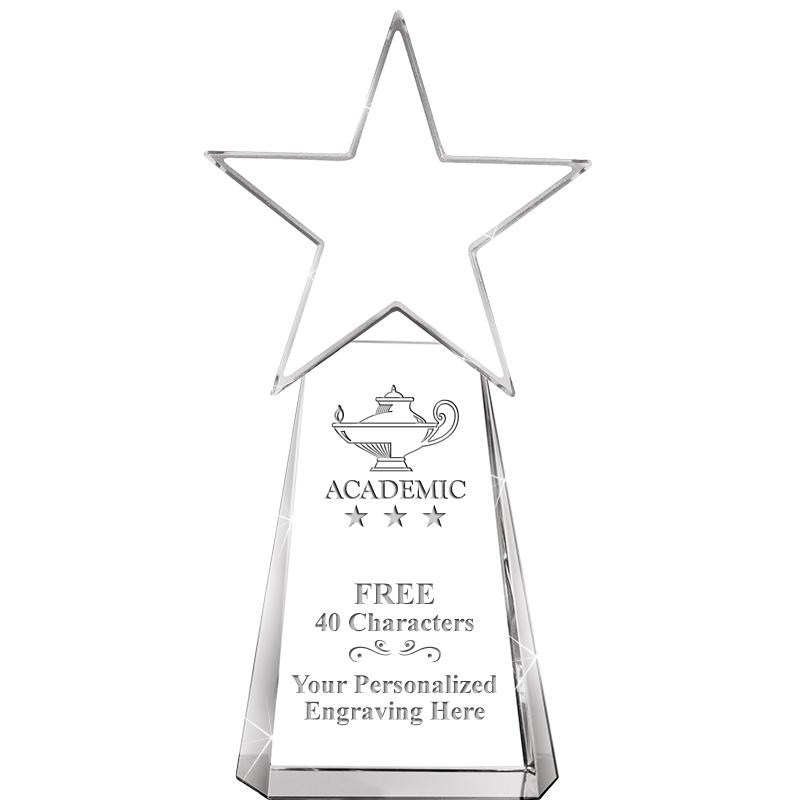 6" CLEAR CRYSTAL DYNOSTAR