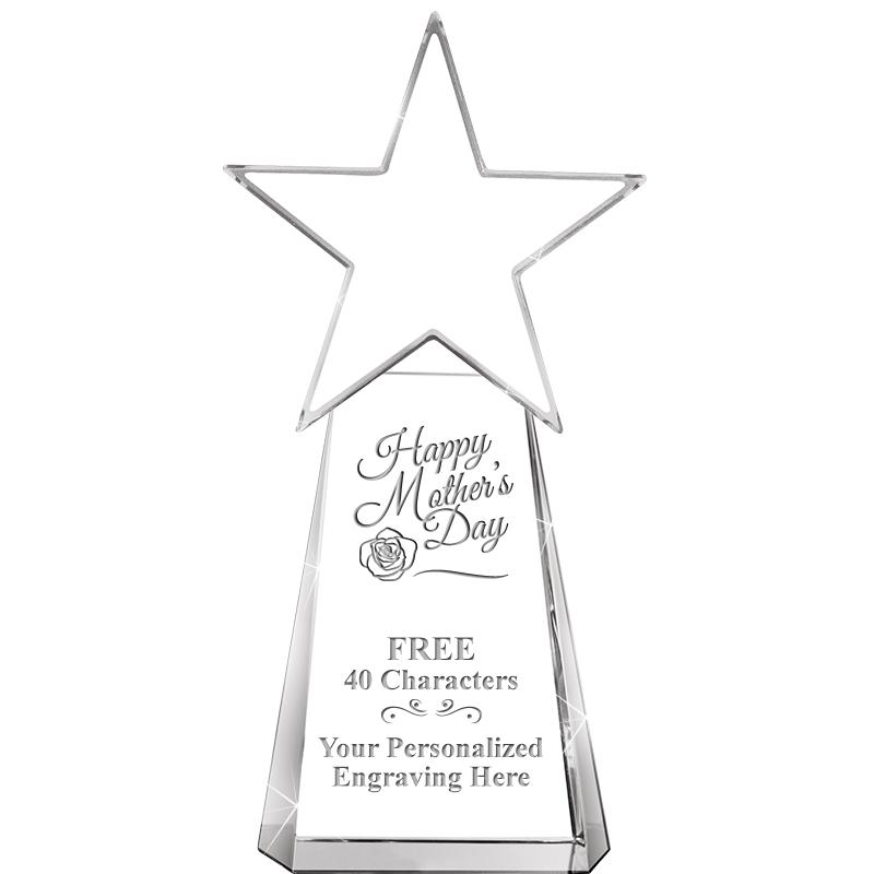 6" CLEAR CRYSTAL DYNOSTAR