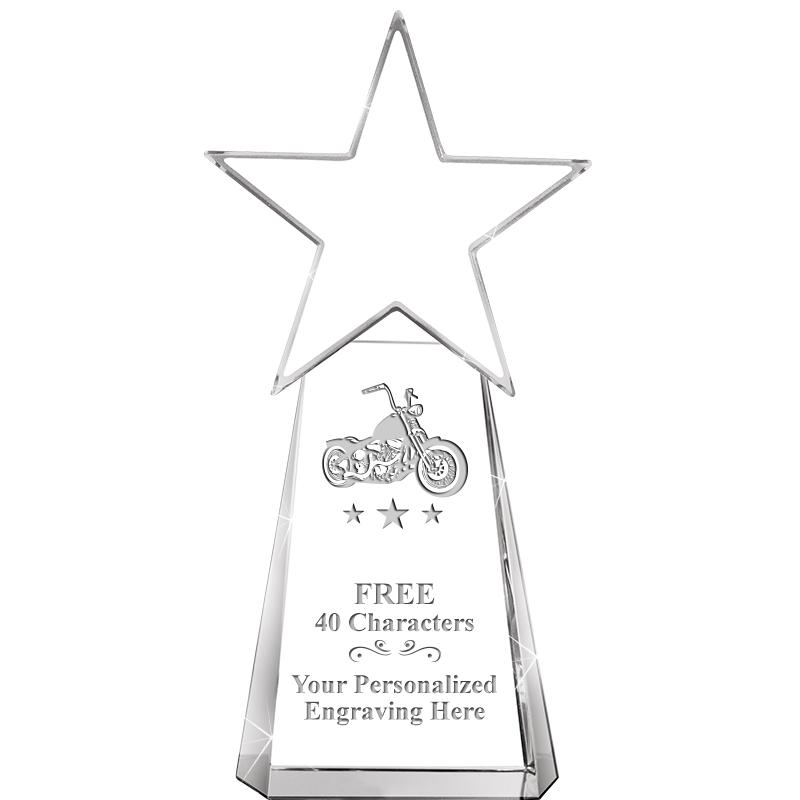 6" CLEAR CRYSTAL DYNOSTAR