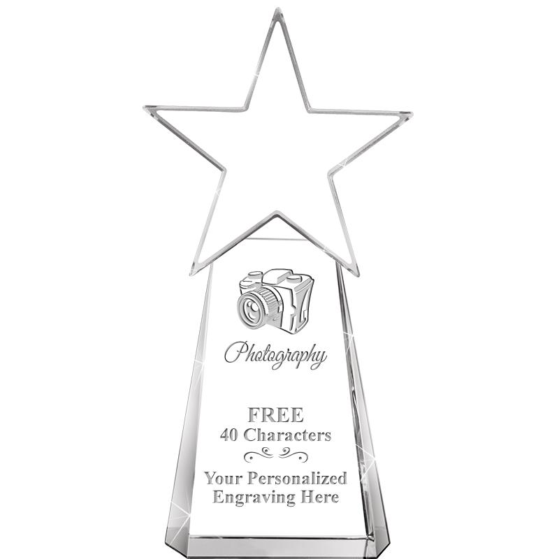 6" CLEAR CRYSTAL DYNOSTAR